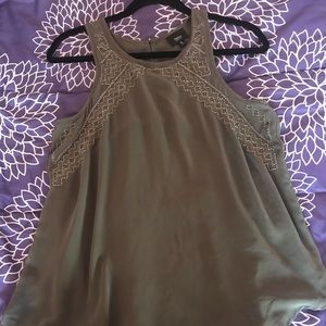 Olive green top